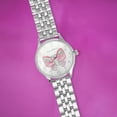 thumbnail image 5 of Luv Betsey Women's Sunray Dial Glitter Color with Silver Case and Alloy Strap Women's Watch, 5 of 8
