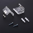 thumbnail image 4 of 2 Packs Window Blind Brackets With 4 Pieces Screws, Mini Blind Brackets For Window Blinds Cordless Shade Bracket Vertical Blind Headrail, 4 of 5