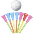 thumbnail image 1 of Nuevos tees de golf con punta de goma de plástico con cojín suave Cojín de goma irrompible Color duradero Blanco naranja rojo para hombres Niños Mujeres Paquete de regalo Top Tee Set a granel (color Namotu CZYD-HY89, 1 of 7