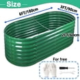 thumbnail image 3 of 6x3x2FT Raised Garden Beds Outdoor Galvanised Deep Root Planter Box for Planting Vegetables Flowers Herb, Anti-Rust & Easy-Setup, 3 of 7