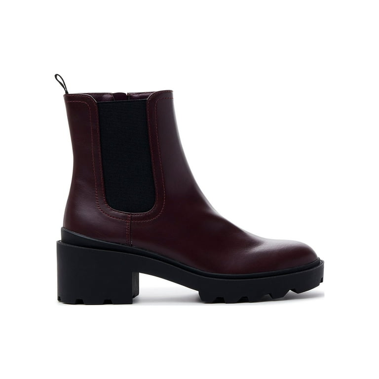 Womens burgundy chelsea boots cheap