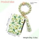 thumbnail image 5 of Tarjetero, Cartera de pulsera, Monedero, Monedero de bolsillo para mujer, Monedero, Llavero con borla de cuentas verdes, Llavero tipo brazalete, Monedero con llavero y pulsera, Monedero con broche, Ag, 5 of 5