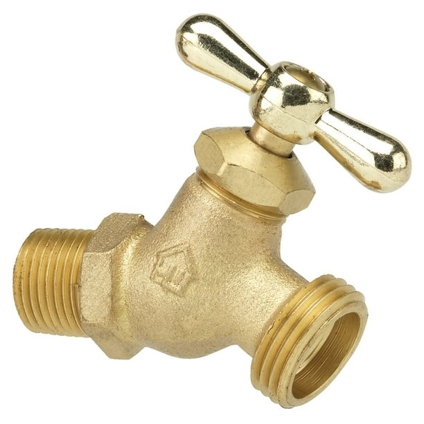 Tubo para manguera Homewerks VHN-STD-F3B, latón, no se dobla, 1/2 pulgada