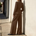 thumbnail image 5 of Women's 2 Piece Suits Business Casual Blazer and Pants Sets Dressy Outfits Office Work Suits for Women Solid Color Long Sleeves Suit, 5 of 8