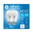 thumbnail image 3 of General Electric 36845 10.5W LED A19 6500K Daylight Refresh - Pack of 2, 3 of 6