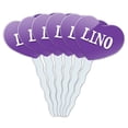 thumbnail image 1 of Lino Heart Love Cupcake Picks Toppers - Set of 6, 1 of 1
