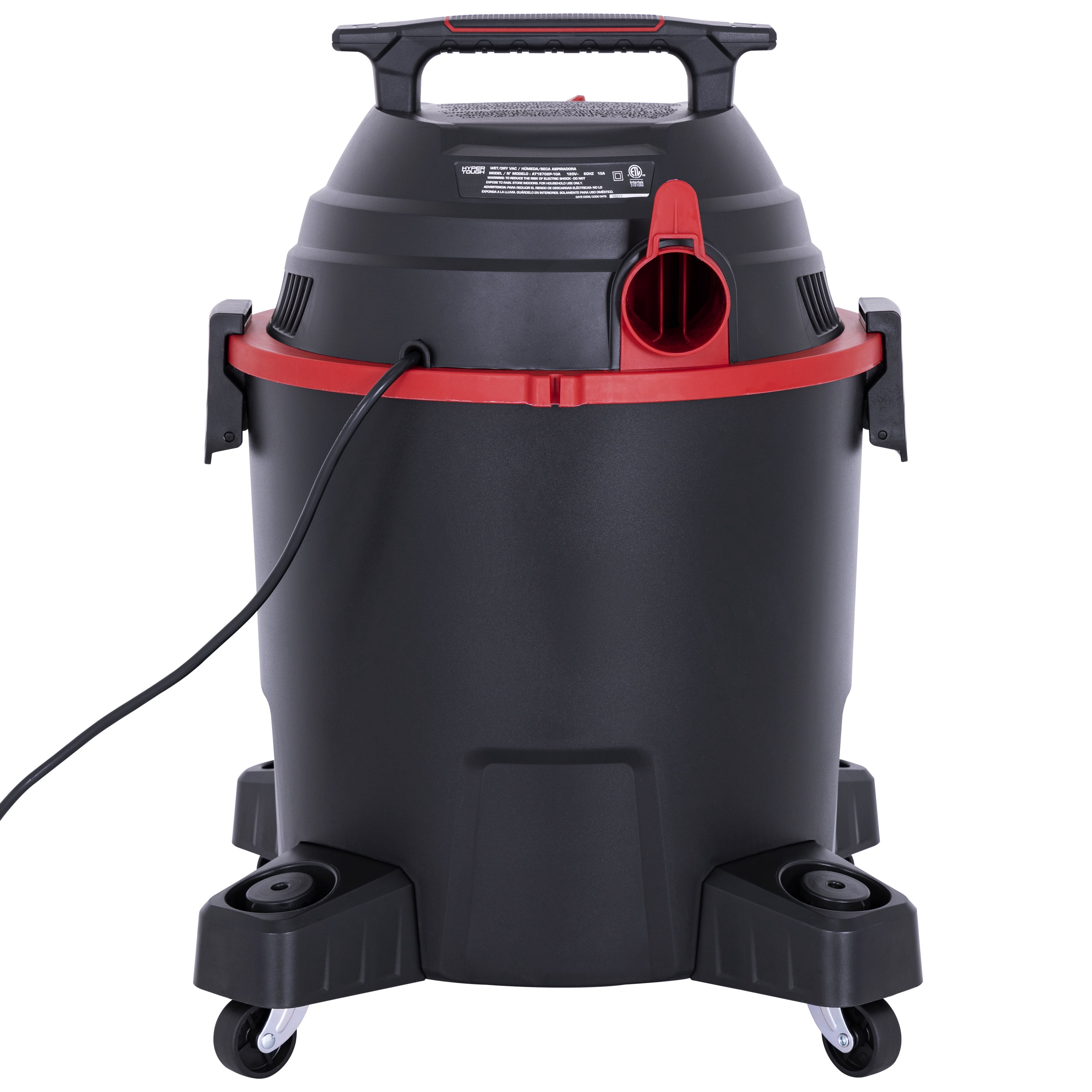 Hyper Tough 10 Gallon 5.5 HP Poly Wet/DryVacuum for Home, Car, Garage & Workshop