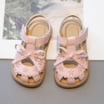 thumbnail image 7 of enyan Kid's Sandals Girls Summer Sandals Outdoor Beach Anti-Slip Rubber Soft Sole Newborn Toddler First Walker Shoes,Pink,Size 9, 7 of 7
