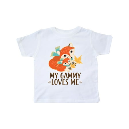 

Inktastic My Gammy Loves Me Fox Gift Gift Toddler Boy or Toddler Girl T-Shirt