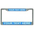 thumbnail image 2 of Custom Personalized Light Blue And Chrome Frame, 2 of 2