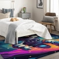 thumbnail image 4 of Astronaut Rug 4x5 Area Rugs for Bedroom Living Room, Galaxy Starry Area Rug, Cool Boys and Teens Carpet Machine Washable Non-Slip Rug, Soft Low Pile Area Rug, Indoor Decorative Rugs la&173, 4 of 7