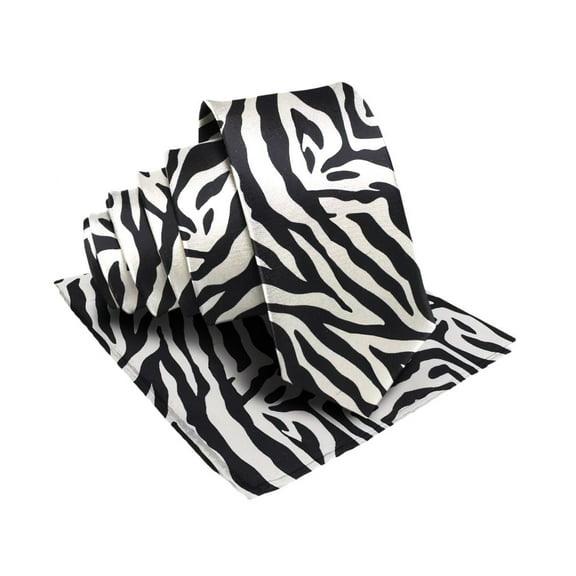 Vittorio Farina Men's Kente Satin Necktie & Pocket Square