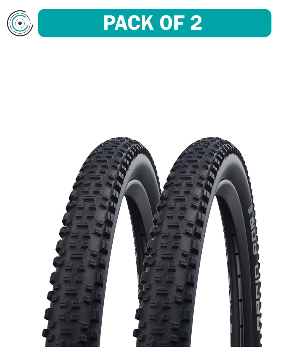 シュワルベ トップ　26 x 2.25 2本セット Schwalbe Rapid Rob 26×2 25 ブラック×ホワイト新品2本セット｜Yahoo