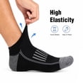 thumbnail image 3 of ARWSER Mens 12 Pairs Ankle Socks, Cushioned Breathable Athletic Low Cut Sports Running Socks for Outdoor Daily Wear, 3 of 8