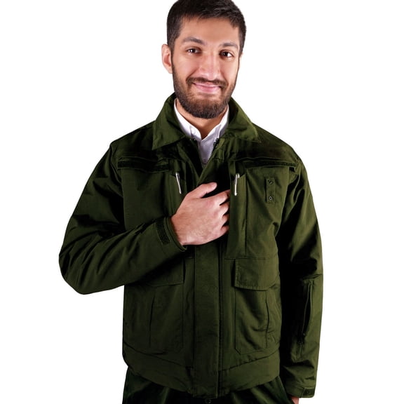 Lancer 3 in 1 Winter Waterproof Jacket with Removable Soft Shell Linner Jacket (GREEN) 4X-Large