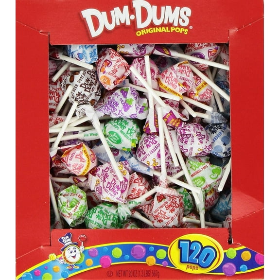 Spangler Dum Dum Pops Candy, 120-Count Pack of 3