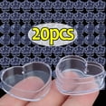thumbnail image 3 of New Mini Transparent Plastic Storage Box Acrylic Clear Heart Boxes Pill Moisture-proof Small Case DIY Jewelry Portable Packaging 1pcs-Heart, 3 of 6