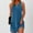 Navy, variant on Summer Dresses For Women Casual Sleeveless Floral Loose Fit Beach Cover Up With Pocket Chambray Striped Dress Tunic Long Sleeve Surplice Dresses Flare Midi Dress Sleeveless Midi Dress Maxi Dress