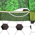 thumbnail image 6 of Soccer Ball Print Tablecloth and Backdrop Set for Party Decorations Rectangular Plastic Cover and Banner for Events, 6 of 8