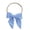Light Blue, variant on LNMQLPDBS Baby Girl Linen Bows Nylon Headband Newborn Infant Hair Bow Elastic Bands Toddler Hair Accessories Little Kids Stretchy Soft Headbands