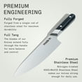 thumbnail image 3 of Made In Cookware - 8" Chef Knife - Crafted in France - Full Tang With Truffle Black Handle, 3 of 7