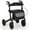 Black, variant on Giantex Walkers for Seniors w/Seat, 2 in 1 Folding Rolling Rollator Walker, Adult Mobility Walking Aid, Navy