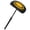 Black and yellow, variant on Golfs Travel Bag Support Poles Adjustable Golfs Travel Support Arm Golfs Travel Brace Golfs Travel Bag Support Arm