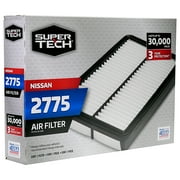 Super Tech 2775 Engine Air Filter, Replacement Filter for Nissan Fits select: 2014-2020 NISSAN ROGUE, 2017-2022 NISSAN ROGUE SPORT