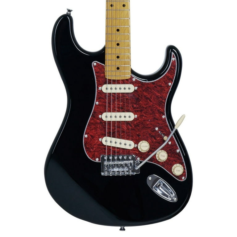 TAGIMA TG 530-BK-LF/TT Gloss Black Finish Electric Guitar