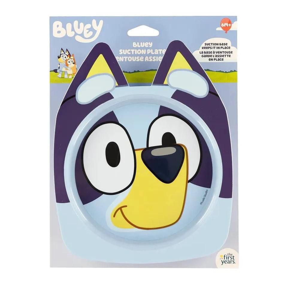 Les premières années - Assiette à ventouse Bluey pour bébés et tout-petits 6M+