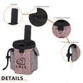 thumbnail image 2 of Pet Training Reward Snack Bag con cinturón ajustable Dog Treat Bag (rosa claro) Ehuebsd Libre de BPA, 2 of 7
