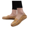 thumbnail image 3 of asdoklhq Womens Casual Shoes,Women's Comfortable Hollow Leather Printed Flat Casual Loafers Single Shoes, 3 of 8