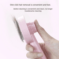 thumbnail image 5 of Pets Self Cleaning Slicker Brush, Dog Cat Bunny Pet Grooming Shedding Brush - Easy to Remove Loose Undercoat, Pet Massaging Tool Suitable for Pets with Long or Short Hair, 5 of 6