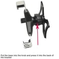 thumbnail image 3 of For- A3 8v S3 2014-2019 Cell Phone Holder Mobile Bracket Car Mount Accessories Black, 3 of 5