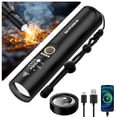 thumbnail image 2 of Skyfire Rechargeable Flashlight with Ignition Lens, Ultra-High Lumen LED, Tactical Design, 1PC, 2 of 9
