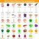 thumbnail image 3 of Kitchen Playset Bruvoalon, 56 unidades, utensilios de cocina y juguetes para frutas, 3 of 9