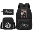 thumbnail image 3 of Stray Kids Travel Backpack, Teenage Student School Bag Three-piece Set-QIUPING, 3 of 4