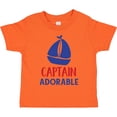 thumbnail image 3 of Inktastic Captain Adorable, Sail Boat, Sailing - Red Blue Boys Toddler T-Shirt, 3 of 5