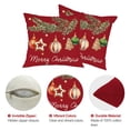thumbnail image 5 of pimelu Housses de Coussin de Noël 18x18 Pouces Ensemble de 2 Coussins Décoratifs Sapin de Noël Rouges Coussins Décoratifs d'Hiver Décor de Noël pour la Maison Canapé Circulaire Offres Liquidation d'Été jusqu'à 60 % de Rabais Meilleures Offres, 5 of 5
