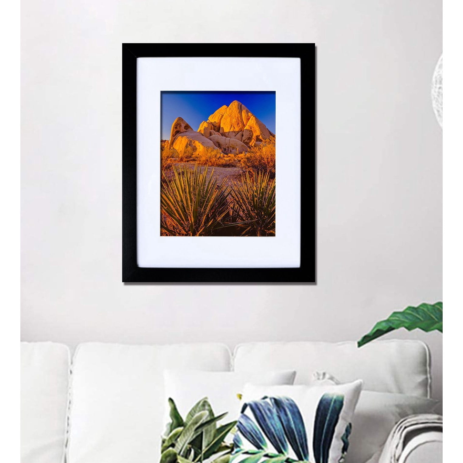 Picture Frame MDF Black 11*14" Wall Mount & Tabletop Display, Pack of 2