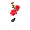 thumbnail image 2 of Todaioua Solar Powered Flower Lights, Waterproof LED Solar Garden Lights, Artificial Flower Stake Lights for Pathways, Auto On/Off Outdoor Decor for Lawn Patio Yard Landscape Lighting(Rose Lights), 2 of 9