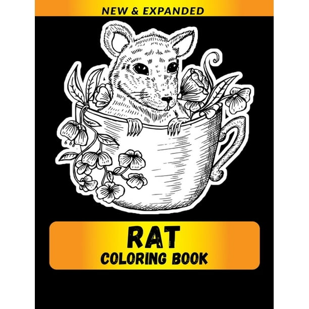 Download Rat Coloring Book For Adults And Grown Ups Paperback Walmart Com Walmart Com