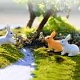 thumbnail image 4 of SPRING PARK Rabbit DIY Mini Miniature Fairy Garden Ornament Decor Pot Craft Dollhouse Accessories, 4 of 7