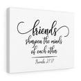 thumbnail image 4 of Scripture Walls  Friends Proverbs 27:17 Bible Verse Canvas Christian Wall Art Ready to Hang Unframed, 4 of 12