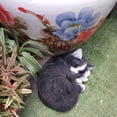 thumbnail image 5 of Hxoliqit Garden Sleeping Cat Statue Garden Collection Resin and Stone Decorative Garden Desk Decorations Mini Ornaments Animal Ornaments Desktop Ornament Cat Ornaments, 5 of 9