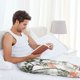 thumbnail image 5 of Balery Vintage Palm Trees Pantalones de pijama para hombre, pijama ultraligero, pantalón de descanso-Small, 5 of 6