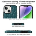 thumbnail image 5 of Dteck Case for iPhone 13 6.1-inch,Shockproof Leather Grid Case 360°Rotatable Ring Holder Kickstand Hybrid Rubber Cover,Darkgreen, 5 of 8
