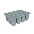 thumbnail image 2 of Plant Germination Trays - Silicone Seed Starter Tray, 12 Cell Nursery Pots, Square Planter Seedling Trays With Saucers Stylish Plant Pots For Office, Light Gray, Indoor/Outdoor, 2 of 5