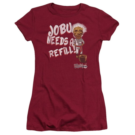 Major League Jobu Needs A Refill Junior Women's T-Shirt Sheer Cardinal