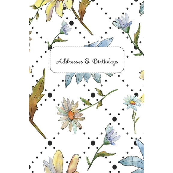 Addresses & Birthdays: Watercolor Flower Trellis (Paperback)